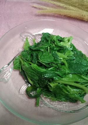 Foto resep Tip rebus daun singkong hijau dan empuk