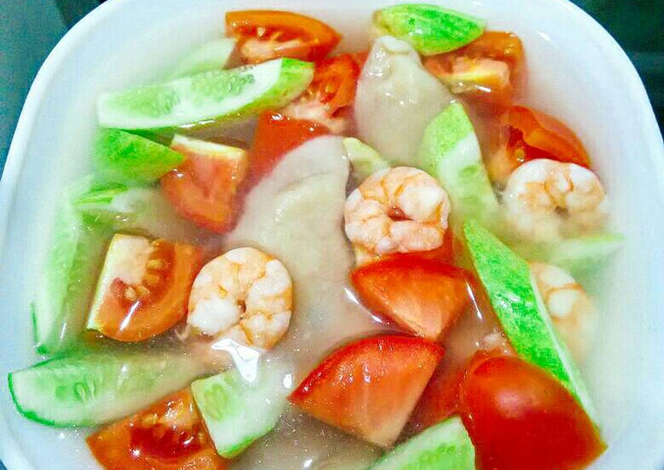 Sup sehat(pangsit rebus)