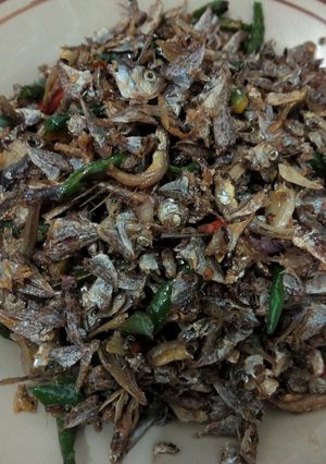 Foto resep Sambal Teri kriuk cabe hijau