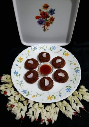 A picture of Iron Rich Beetroot Tikki.