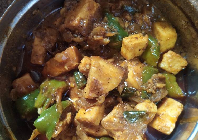 Steps to Prepare Any-night-of-the-week Paneer chilii