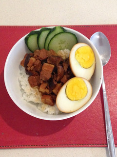 簡單的香菇滷肉飯 的食譜成品照片