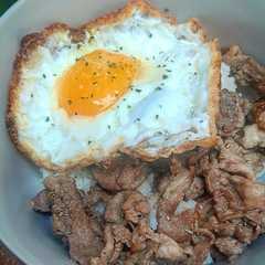 รูปของ Rice Beef Garlic Rosemary