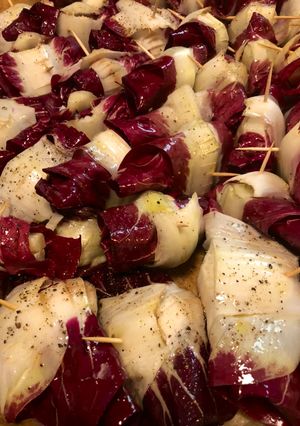Foto di Involtini di radicchio e formaggi