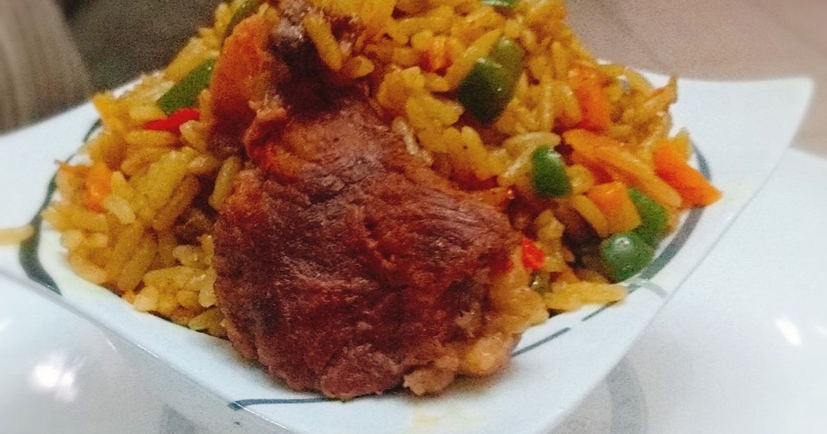 Curried Rice Recipe by Homemealss Catering Services. - Cookpad