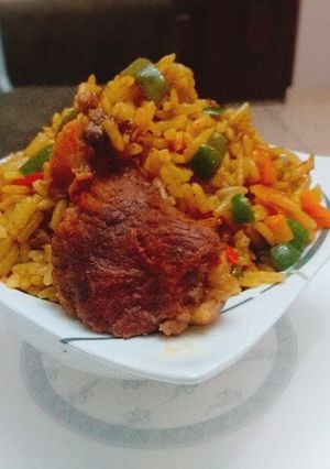 A picture of Curried Rice.