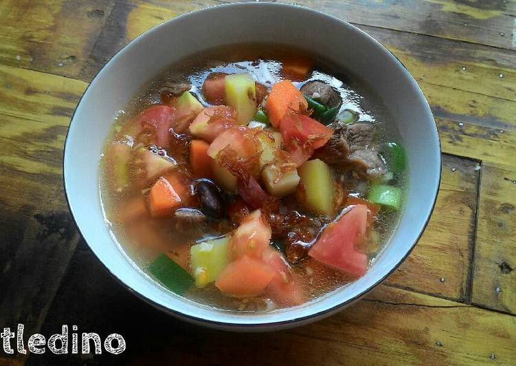 Sup Daging Kacang Merah