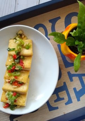 椒鹽豆腐 的食譜成品照片