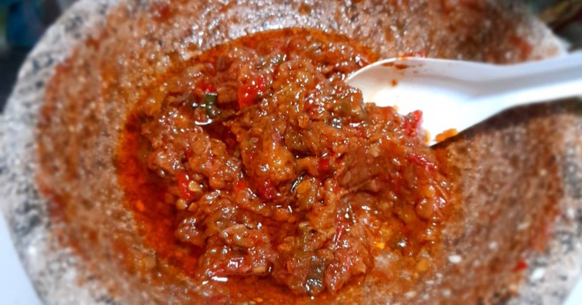 Resep Sambal Terasi Enak Oleh Firdaus Assa Dy Ummu Farhan Hafshoh Cookpad