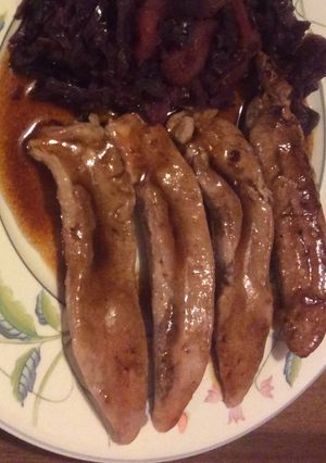 Une photo de Aiguillettes de Canard au Miel
