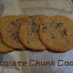 A picture of Chocolate chunk cookies.