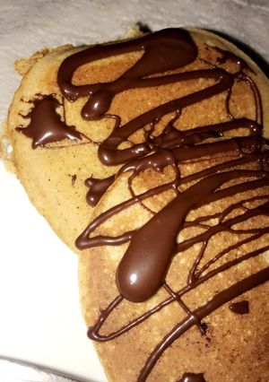 Una foto de Pancakes de vainilla saludables