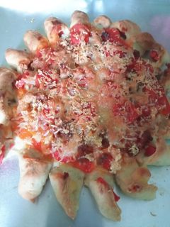 Foto resep Sausage Cheesy Bites Pizza (takaran sendok)