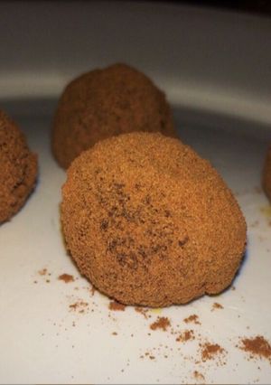 Una foto de Trufas de chocolate día del niño (chocolinas) 2 ingredientes!