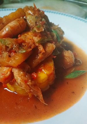 Foto resep Udang Saus Padang
