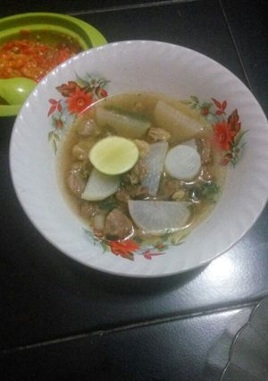 Foto resep Soto lobak#bikinramadhanberkesan