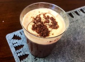 Hình của món Cafe Trứng, Cacao Trứng.