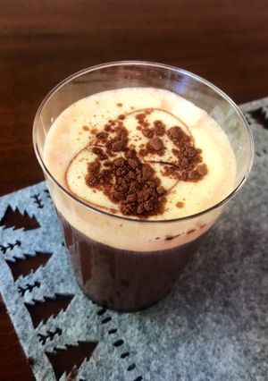 Hình của món Cafe Trứng, Cacao Trứng.