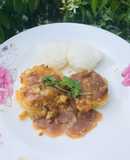 Ăn dặm: vịt bọc khoai tây áp chảo