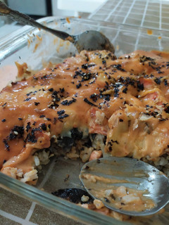 Foto resep Salmon Mentai Rice