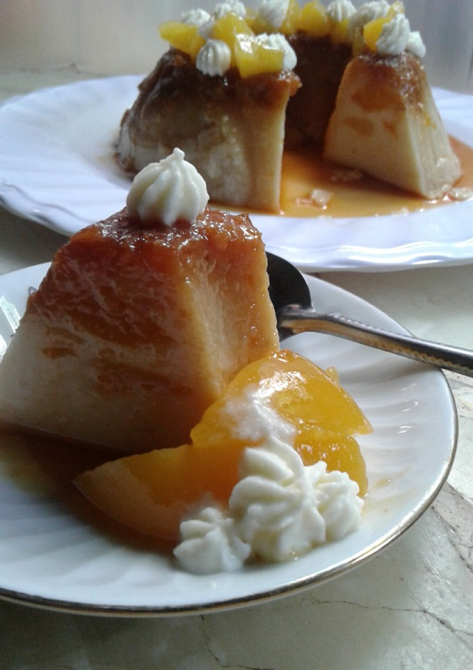 Una foto de Budín de pan light