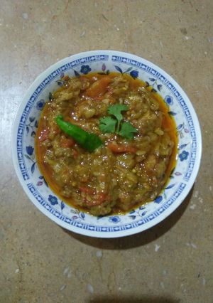 A picture of Turai ki bhujia.