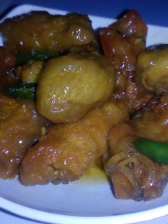 Foto resep Tetelan salmon oseng lombok ijo