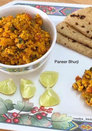 A picture of Paneer Bhurji.