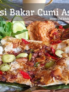 Foto resep Nasi Bakar Cumi Asin