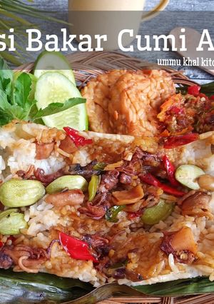 Foto resep Nasi Bakar Cumi Asin
