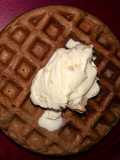 Mini Waffles 🧇 de chocolate y helado