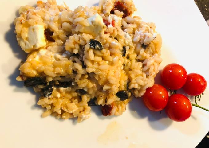 Tomaten - Oliven - Risotto