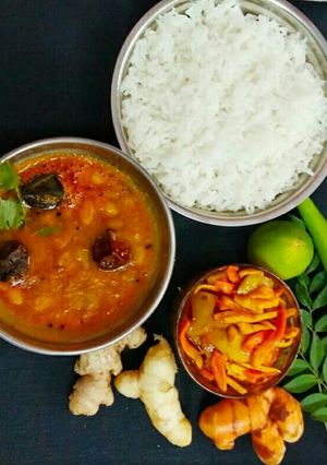 A picture of Gujarati daal.