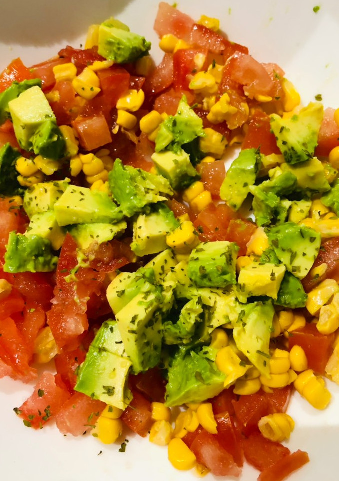Una foto de Ensalada de aguacate