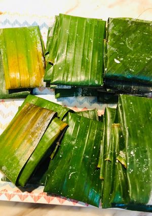 Hình của món Bánh lá bột khoai mì.