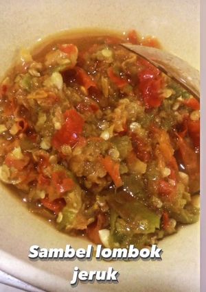 Foto resep Lombok jeruk cobek