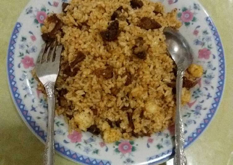 Cara Gampang Menyiapkan Nasi goreng melky yang Enak