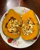 Bí đỏ hầm nấm chay