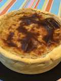 Flan pâtissier aux noisettes pâte brisée au kirsch