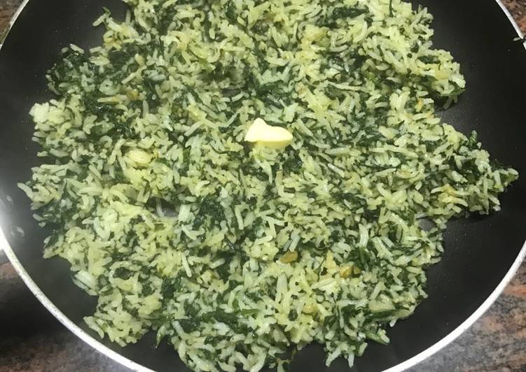 Easiest Way to Make Speedy Spinach Rice