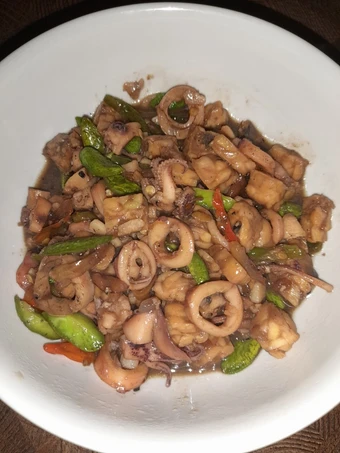 Cara Simple Menyiapkan Resep  Oseng2 cumi asin + tempe + pete yang Lezat Sekali, Lezat Sekali