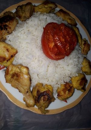 عکسی از دستور جوجه کباب تابه ای🌻