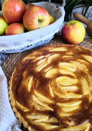 Une photo de 𝔸𝕡𝕡𝕝𝕖 ℚ𝕦𝕚𝕔𝕙𝕖 #dessertclassique
