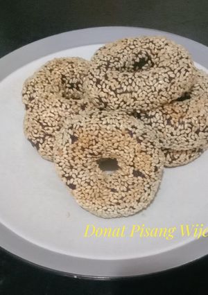 Foto resep Donat Pisang Wijen