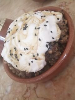 صورة لوصفة فتة التمر الملكية بالعسل والقشطة😋🍯