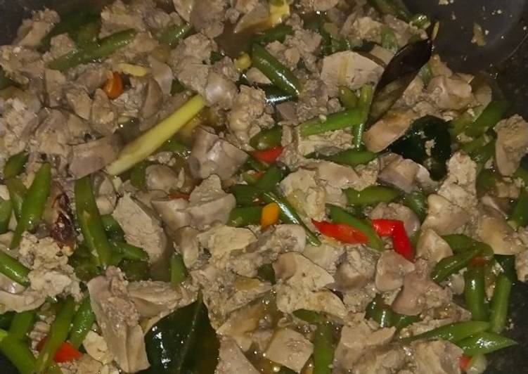 Langkah meracik Tumis buncis ati Lezat