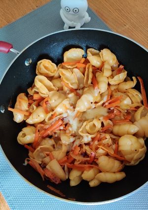 A picture of Quick veg pasta.