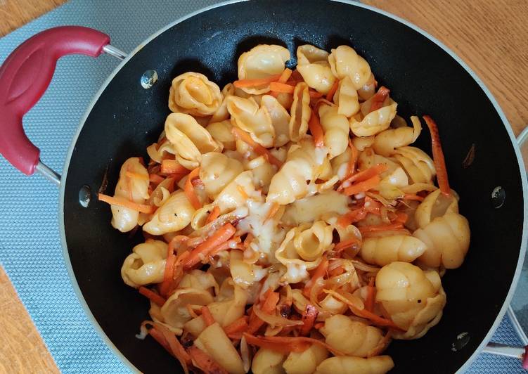 Steps to Prepare Any-night-of-the-week Quick veg pasta