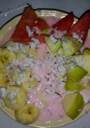 A picture of Fruit salad.
