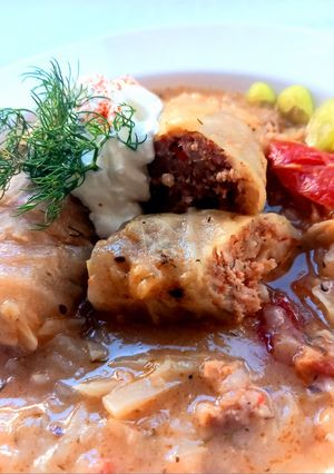 Nyári töltött káposzta recept fotója